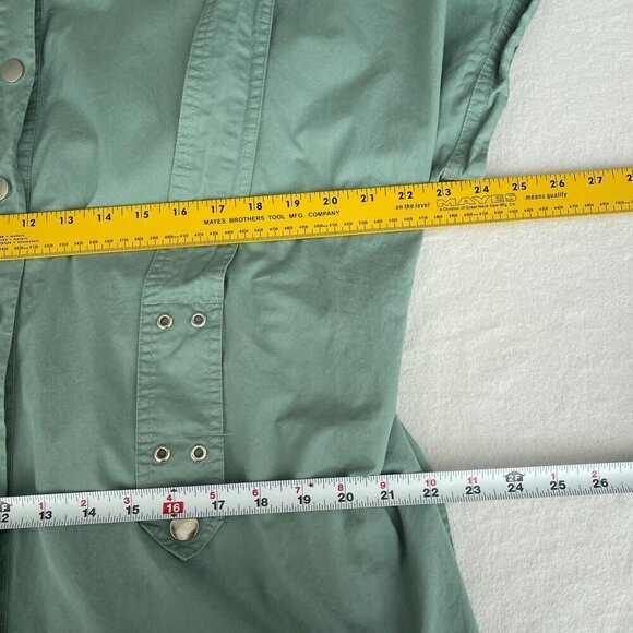 LAtiste Miami Oversize Mint Green Utility Jumpsuit Button-Front Pockets Women 4X - Picture 11 of 13